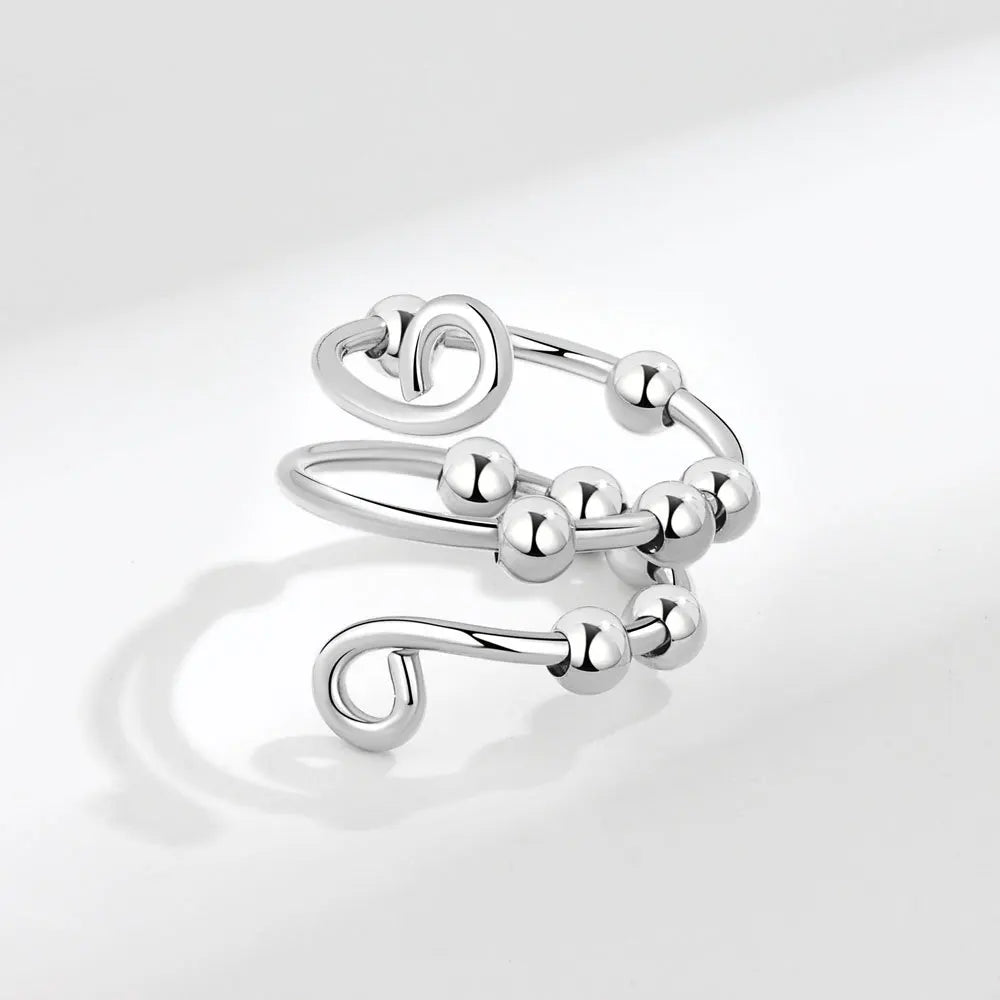 Calming Beads Rings Snake